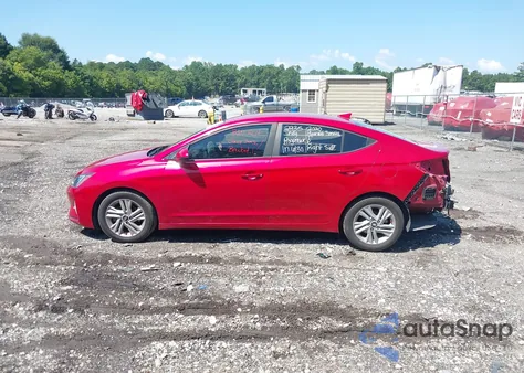 2020 Hyundai Elantra Sel z USA, uszkodzony, nr VIN 5NPD84LF6LH576233